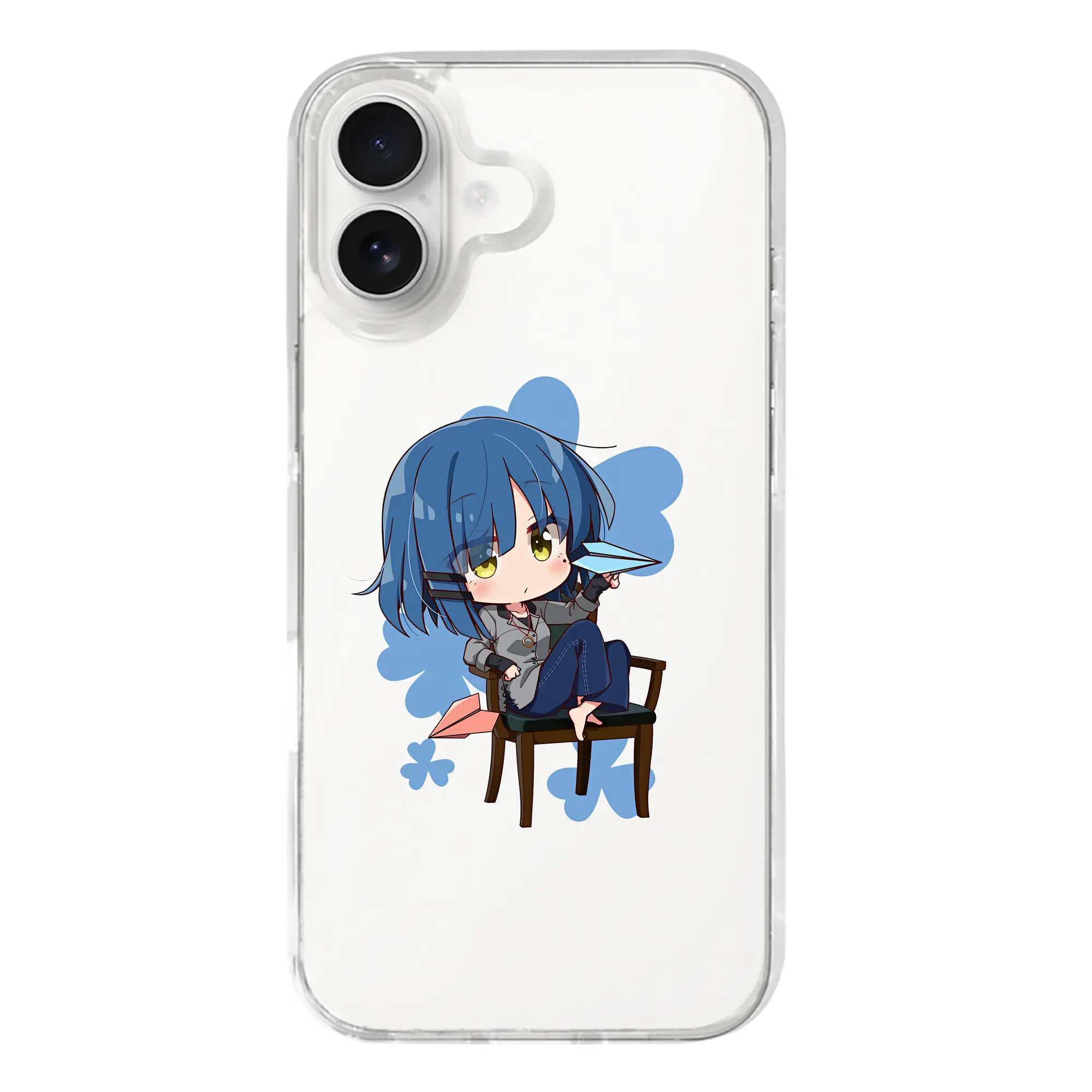 ぼっちざろっく！ グッズ,山田リョウ - iPhone 17シリーズ 透明スマホケース – 薄型・耐衝撃・精密フィット保護カバー